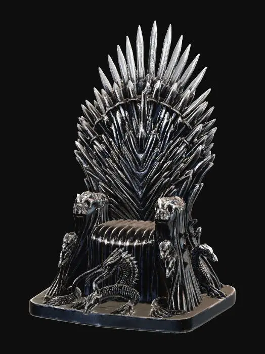 3D model for ricrea il trono di spade ma nella base ci devono essere i teschi dei draghi