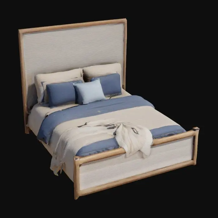 3D model for Serene Bedroom Scene