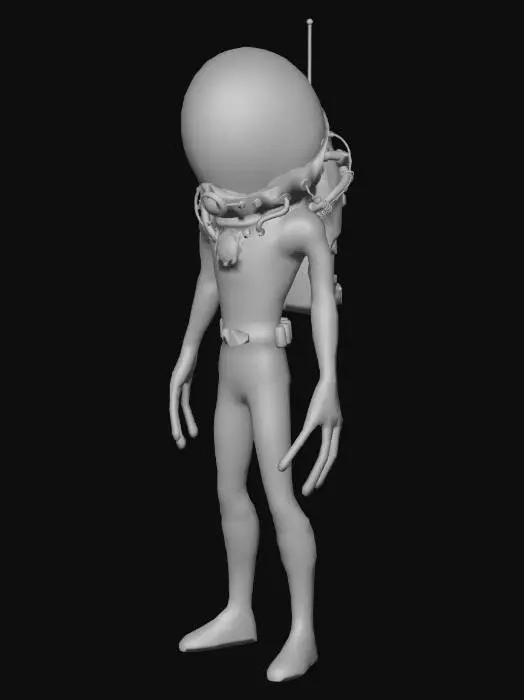 3D model for alien