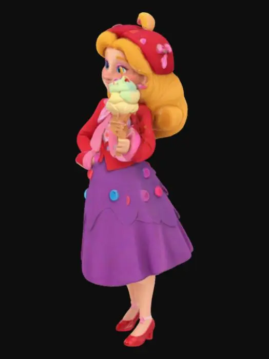 3D model for Ice Cream Delight