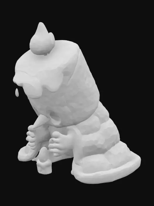 3D model for Melting Solitude