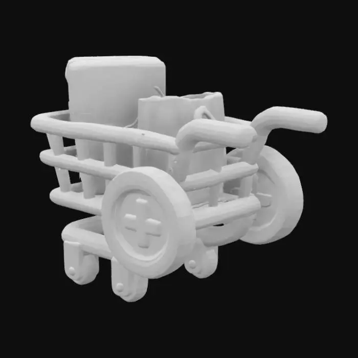 3D model for Shopping Cart Icon