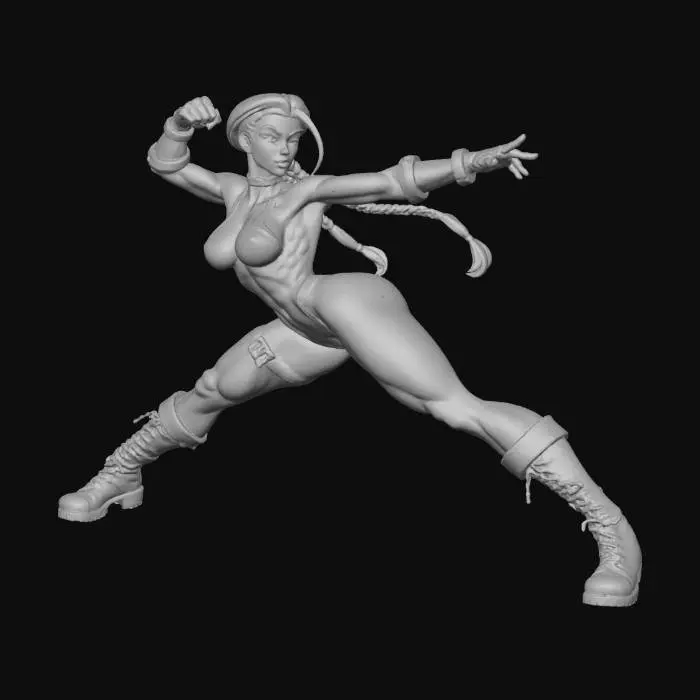 3D model for Warrior Stance