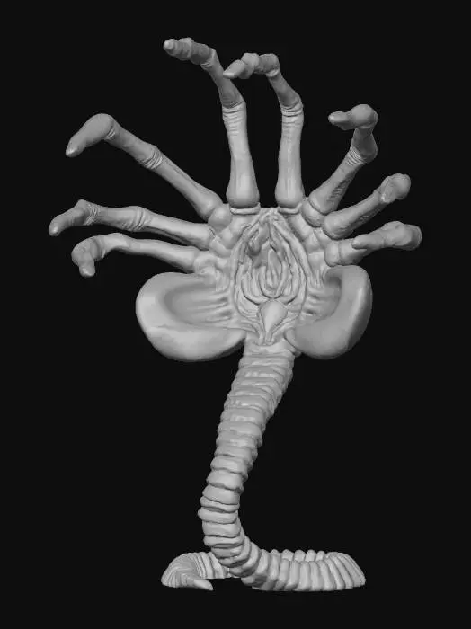3D model for Alien Specimen Exhibit, #villain#
