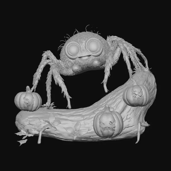 3D model for Spooky Spider Festivity, #Halloween2025#