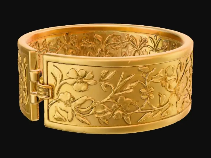 3D model for Golden Blossom Bracelet