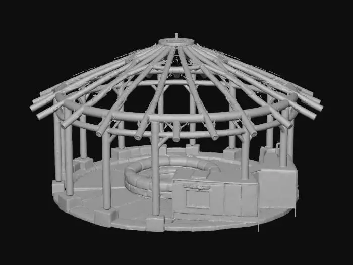 3D model for Desert Oasis Pavilion
