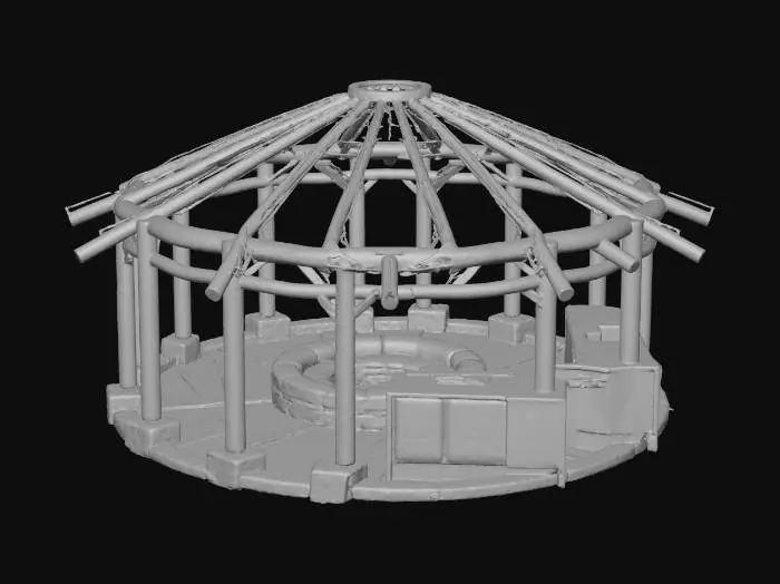 3D model for Desert Oasis Pavilion