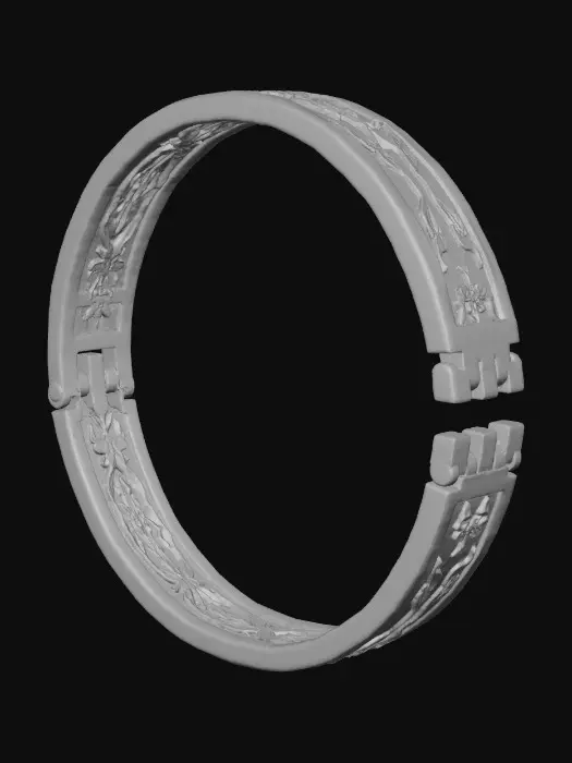 3D model for Floral Harmony Bracelet