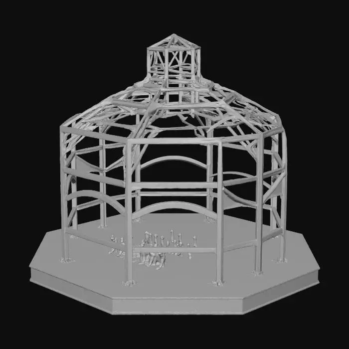 3D model for Timber Framework Tower