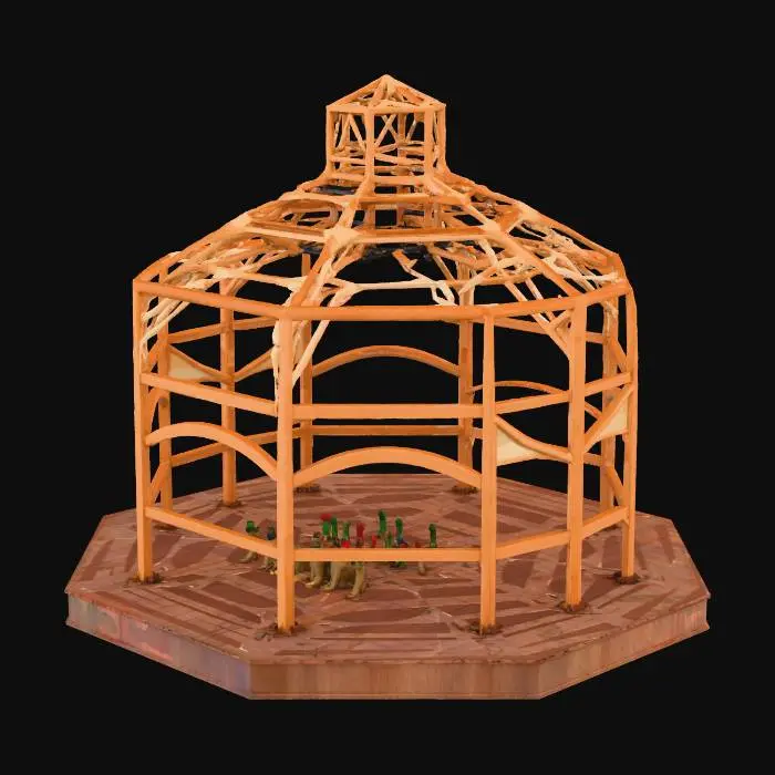 3D model for Timber Framework Tower