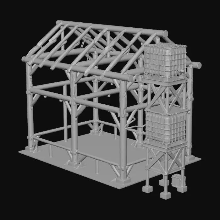 3D model for Timber Frame Structure