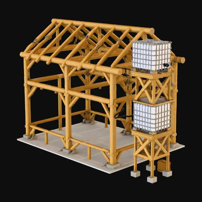 3D model for Timber Frame Structure
