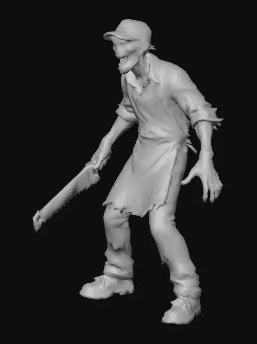 3D model for Zombie Carpenter