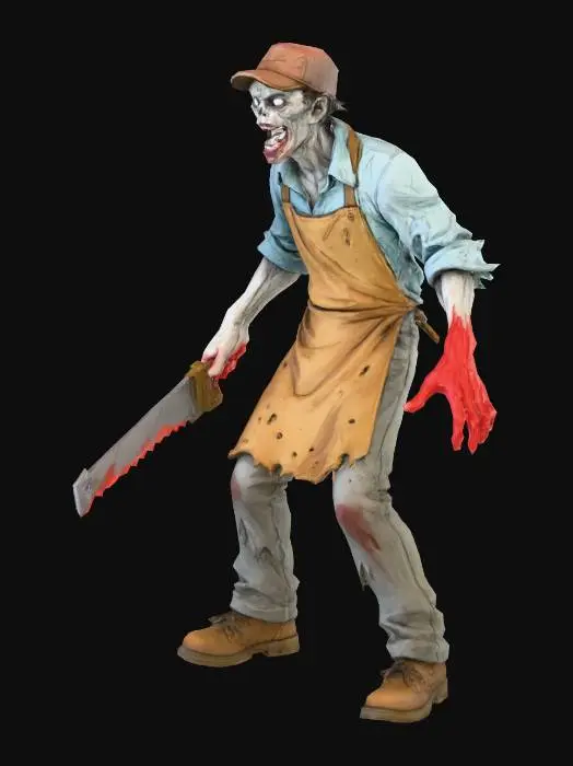 3D model for Zombie Carpenter