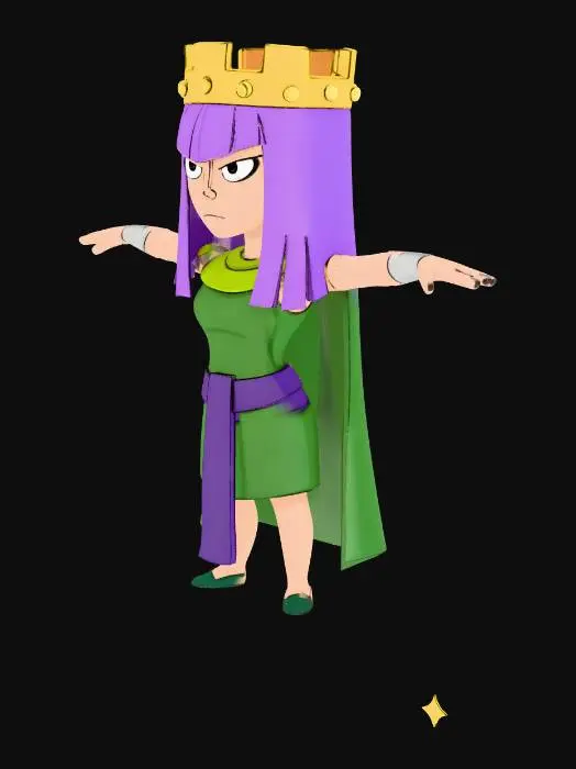 3D model for Royal Stance