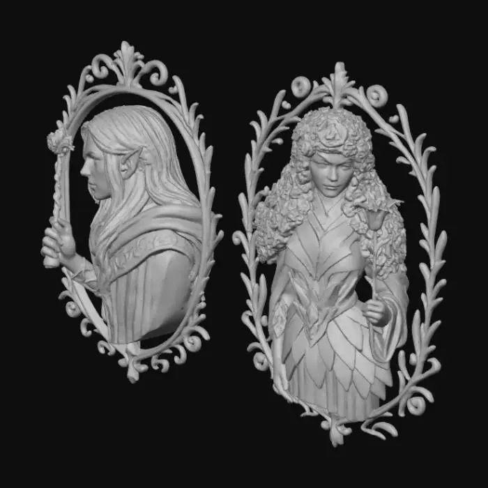 3D model for Enchanted Portraits