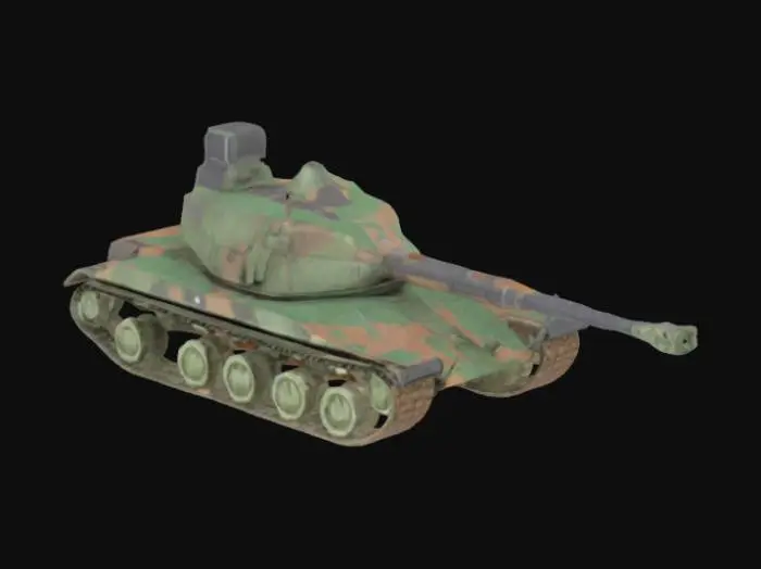 3D model for SK-105 kurassier austrian tank