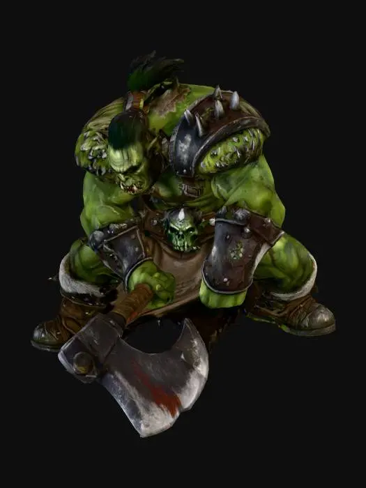 3D model for orc_axe_01