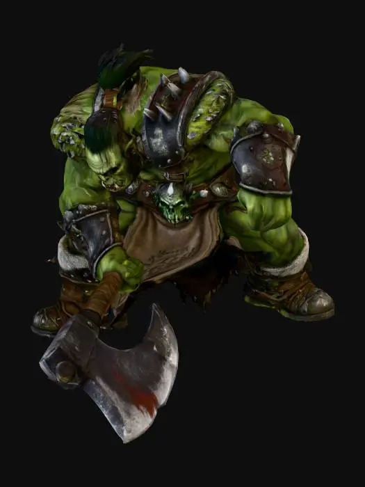 3D model for orc_axe_01