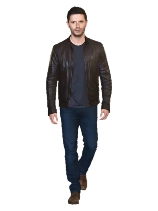 Brown Leather Jacket Man par Anne — réalisé avec le générateur 3D IA Meshy, téléchargement gratuit FBX OBJ GLB STL