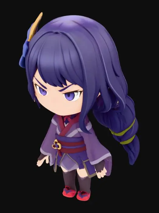 3D model for Chibi Warrior Princess