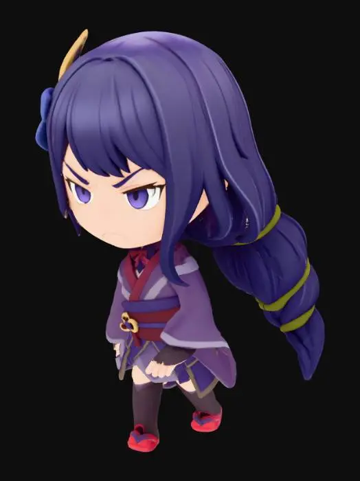 3D model for Chibi Warrior Princess