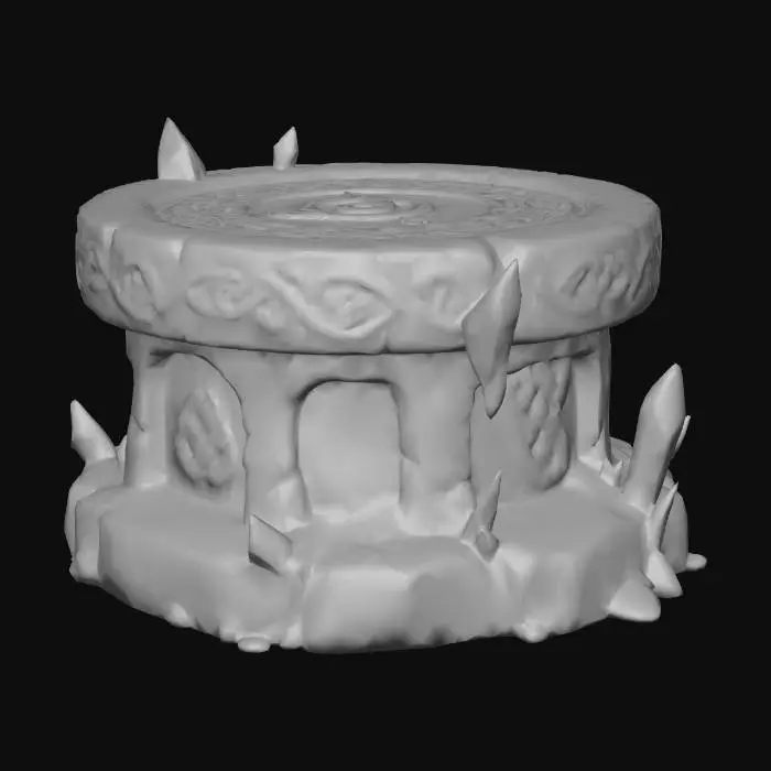 3D model for Frozen Crystal Altar