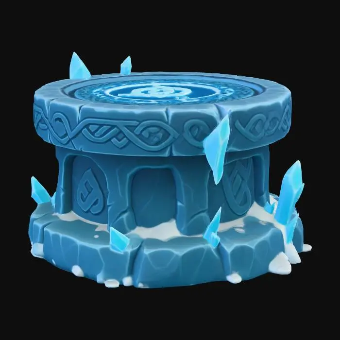 3D model for Frozen Crystal Altar