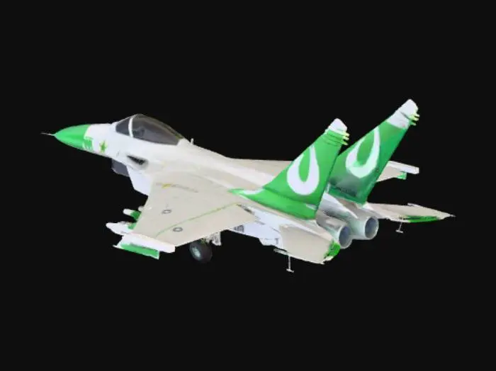 3D model for Emerald Jet Display