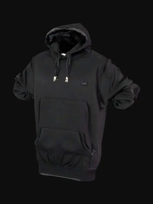 3D model for Floating Black Hoodie