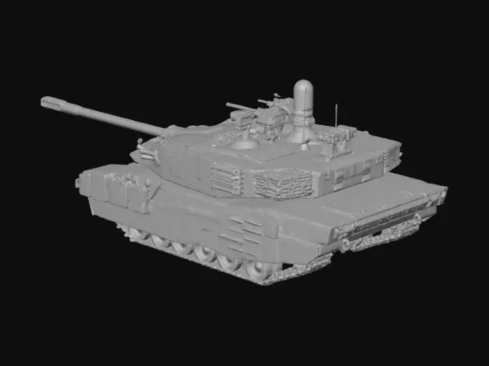 3D model for Tank in Hangar