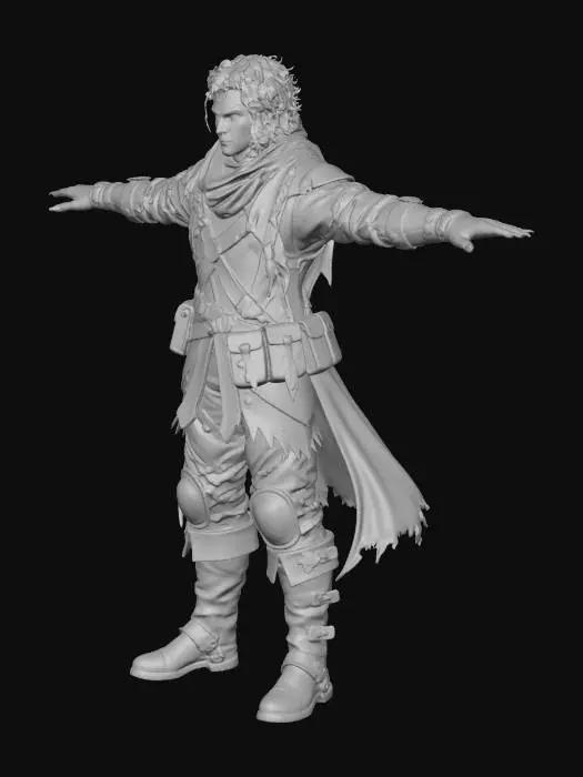 3D model for Elven Ranger