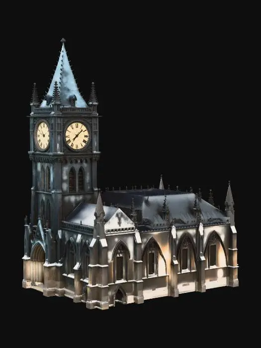 3D model for Gothic Clock Tower