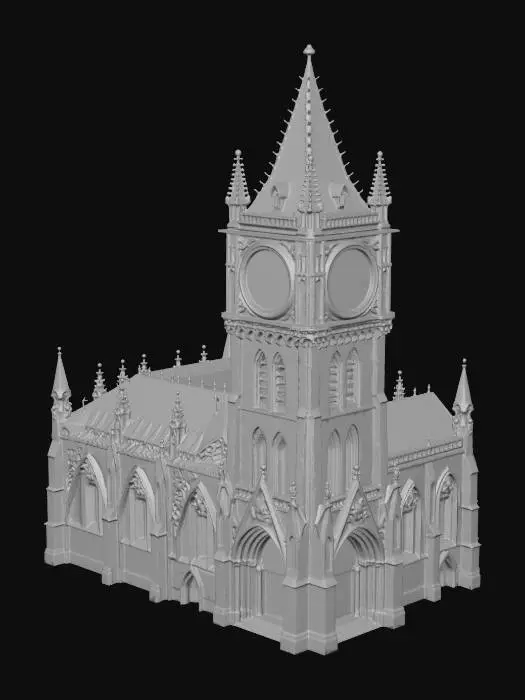 3D model for Gothic Clock Tower