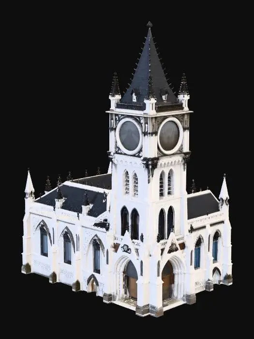 3D model for Gothic Clock Tower