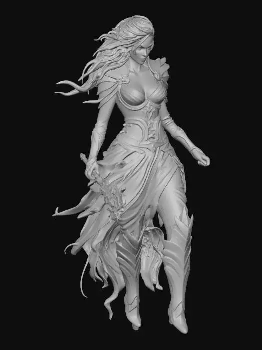 3D model for Pyre Maiden