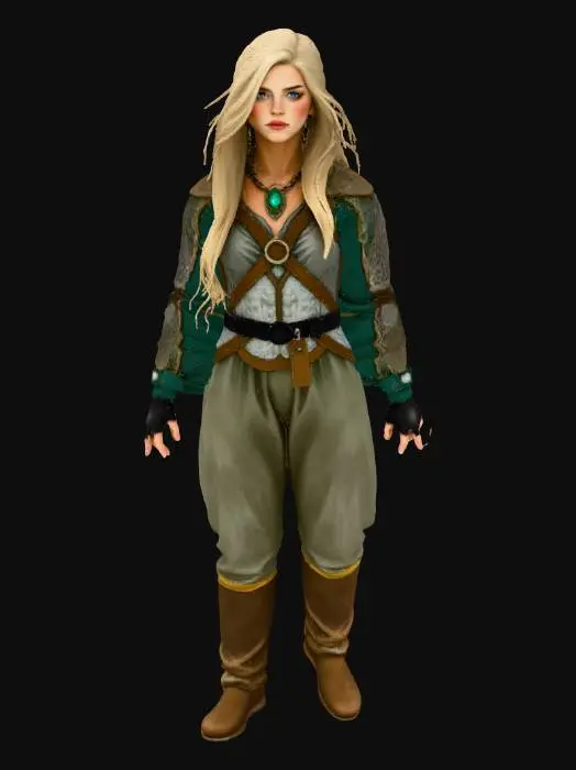 3D model for Desert Gunslinger