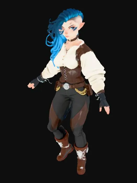 3D model for Warrior's Resolve