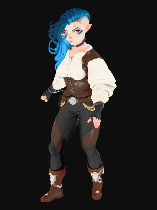 3D model for Warrior's Resolve