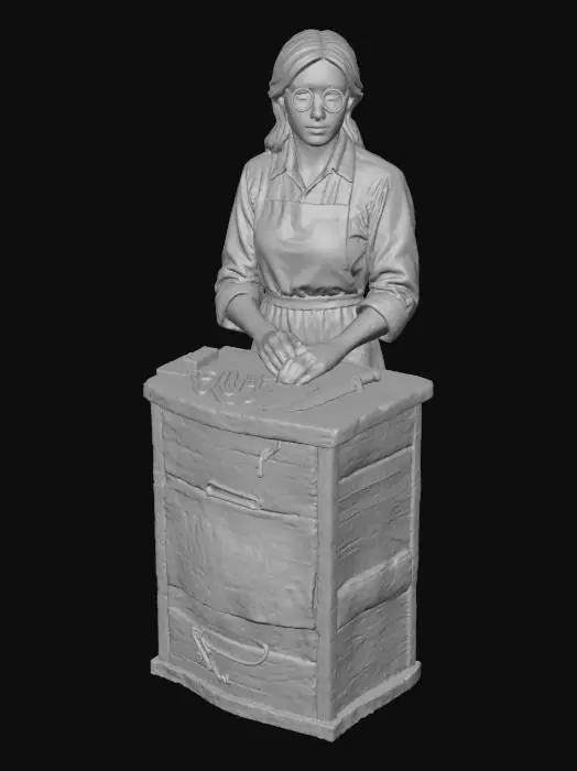 3D model for The Alchemist's Apprentice, #Thanksgiving#