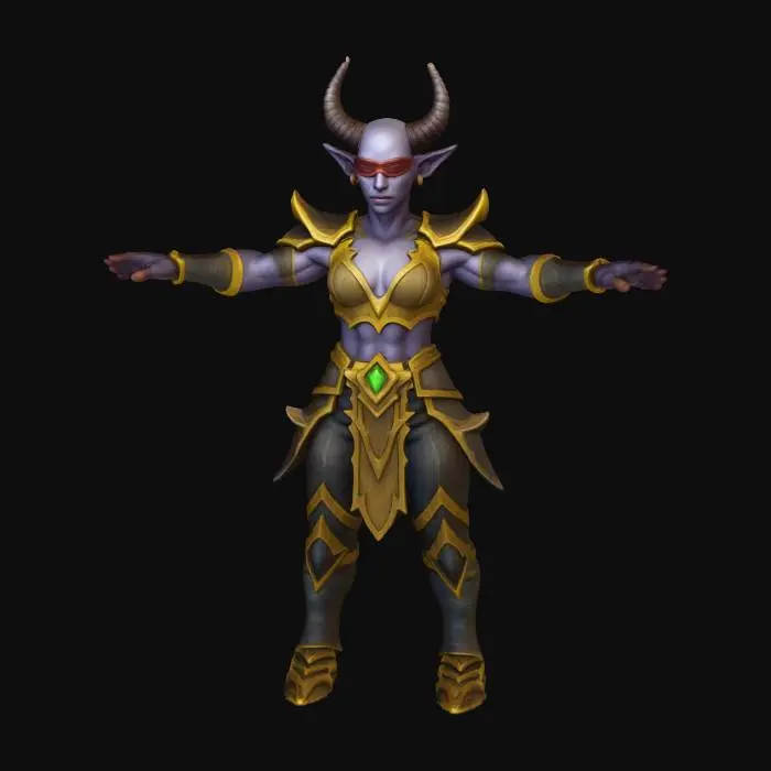 3D model for Enigmatic Sorceress, #Thanksgiving#