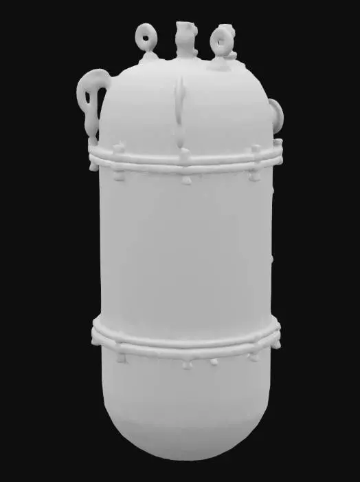 3D model for Steampunk Personal Steam Canister , #ChronoForgeWeapon#