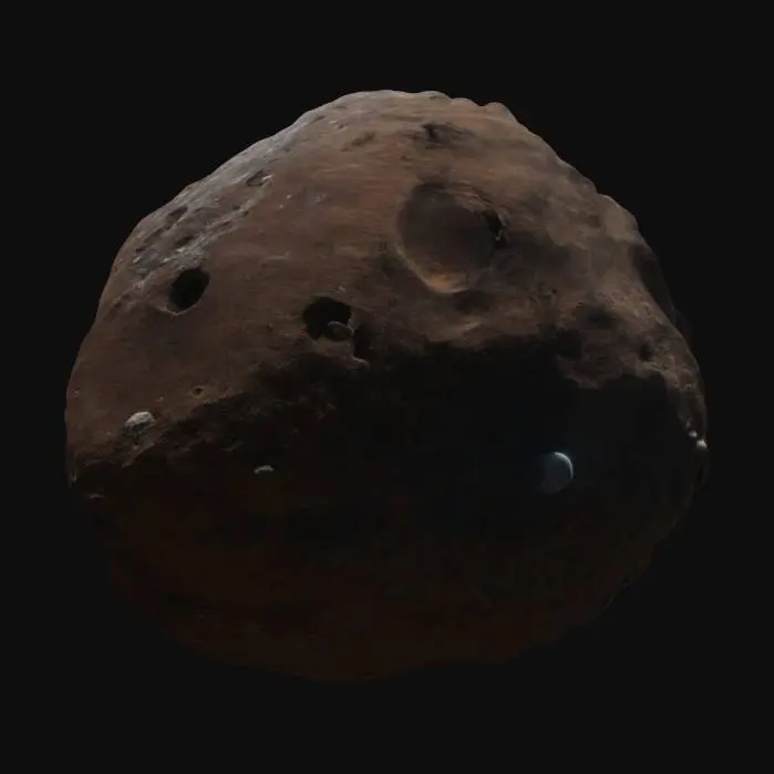 3D model for Rocky planetoid - no shadows