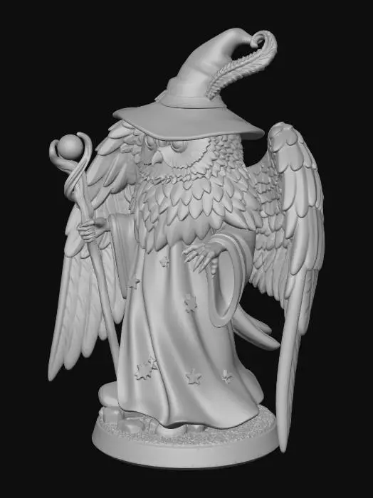 3D model for Wizard Owl