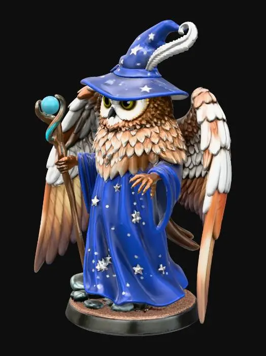 3D model for Wizard Owl