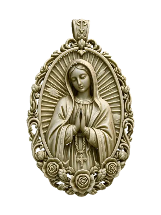 Modelo 3D de Our Lady of Prayer - Church, generado por IA