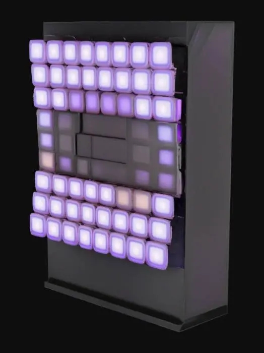 3D model for Interactive Light Wall