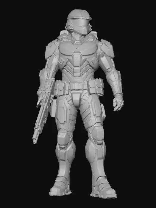 3D model for Master Chief