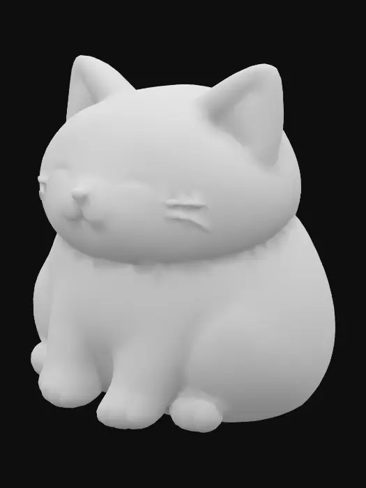 3D model for Sitting Siamese Joy